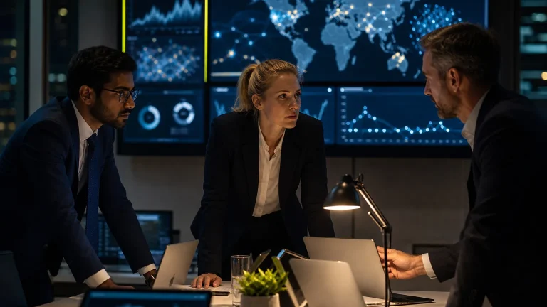 Im War Room zählt jede Minute: Ein eingespieltes Kernteam aus Kommunikation, Legal